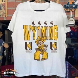 90S University Of Wyoming Cowboys Wyoming Shirt